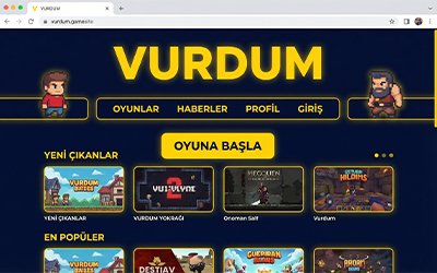 Vurdum masaüstü arayüz örneği